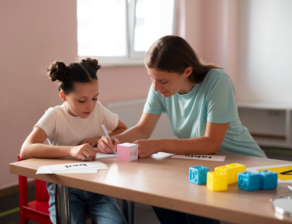 psychologist-helping-little-girl-speech-therapy